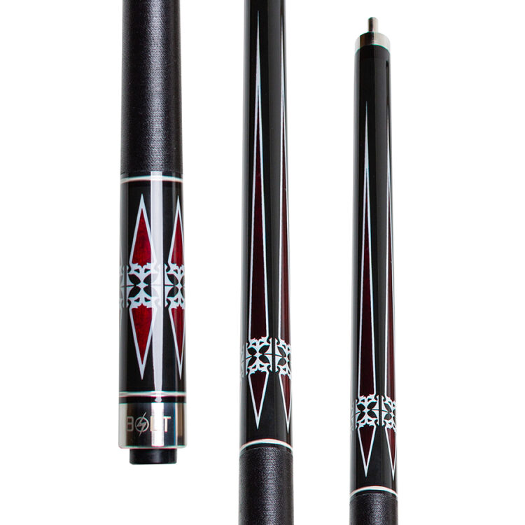 WCA-2 | 2pcs. Bolt Kamui Black Tip Cue