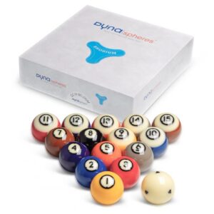 Dynaspheres Rhodium 572 Pool Ball Set