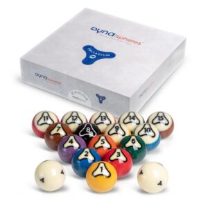 Dynaspheres Palladium 572 TV Pool Ball Set