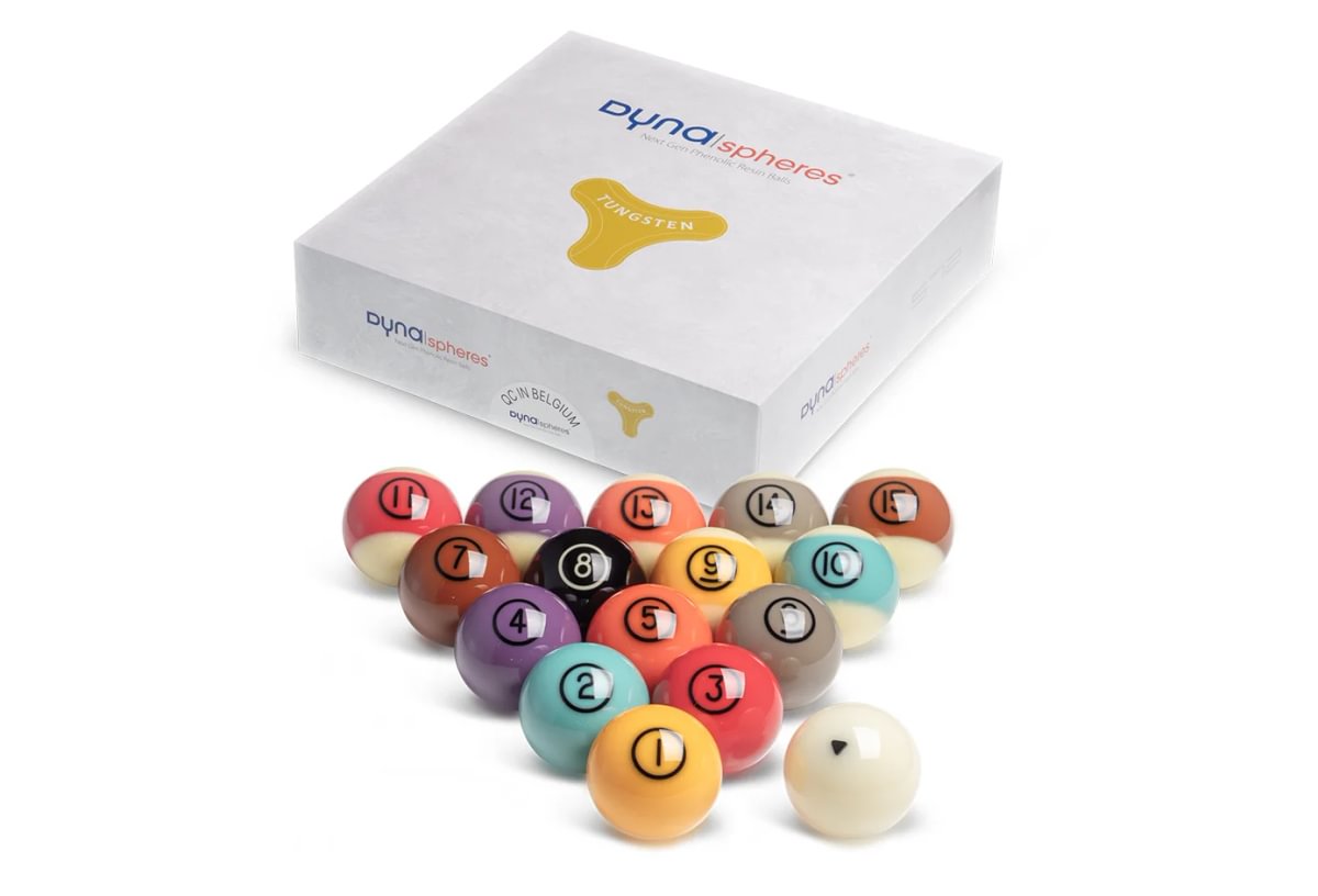 Dynaspheres Tungsten Pool Ball Set