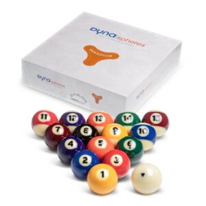 Dynaspheres Vanadium 572 Pool Ball Set