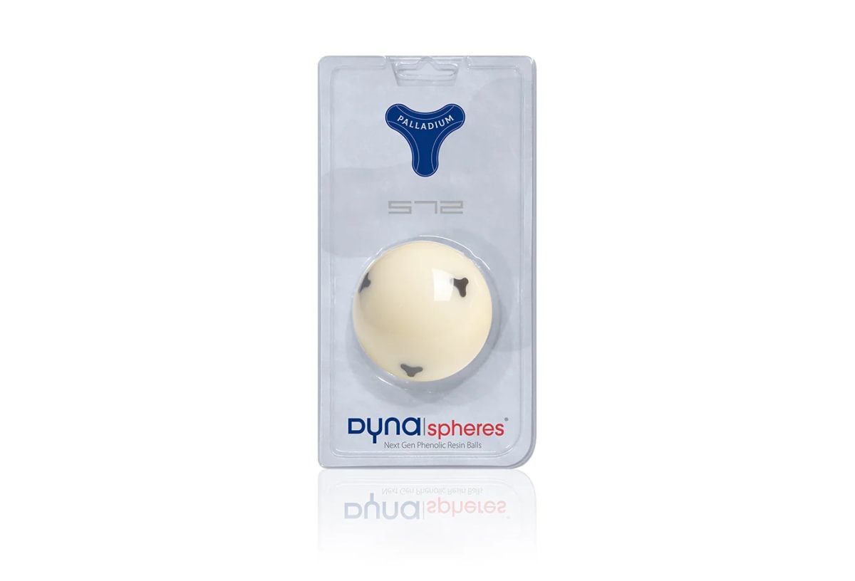 Dynaspheres Palladium 572 Cue Ball Six Black Rotors